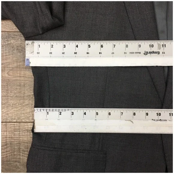 BANANA‎ REPUBLIC Mens Blazer Sport Coat Casual Jacket Size 44R Gray Wool Suit